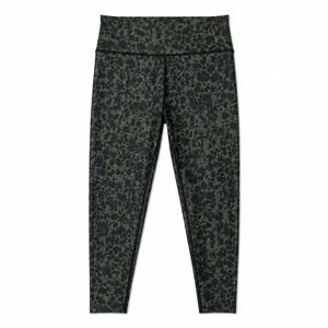 Sage Collective Leopard Print Leggings‎ Small Green Black High Rise